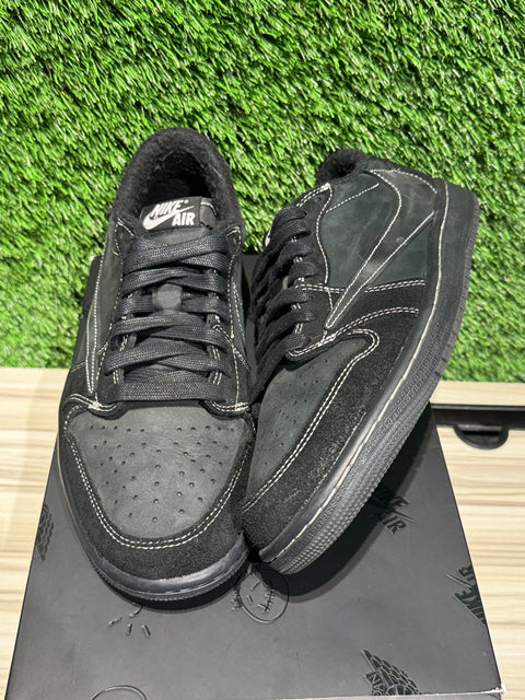 Jordan 1 Retro Low OG SP Travis Scott Black Phantom Sz 8.5