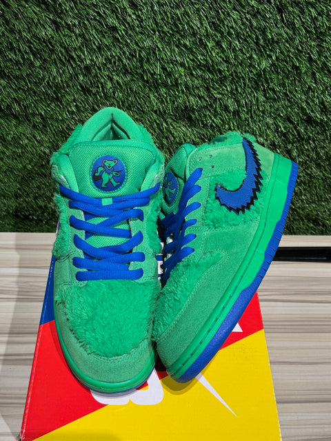 Nike SB Dunk Low Grateful Dead Bears Green Sz 12M