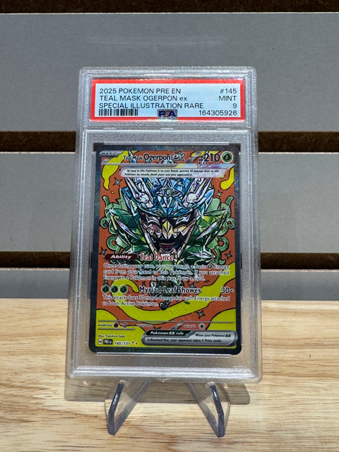 Pokémon Teal Mask Ogerpon ex 145/131 SV: Prismatic Evolutions SIR PSA 9