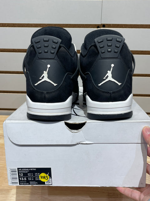 Jordan 4 Retro White Thunder Sz 12