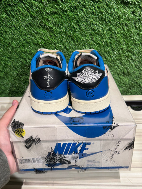 Jordan 1 Retro Low OG SP Fragment x Travis Scott Sz 9