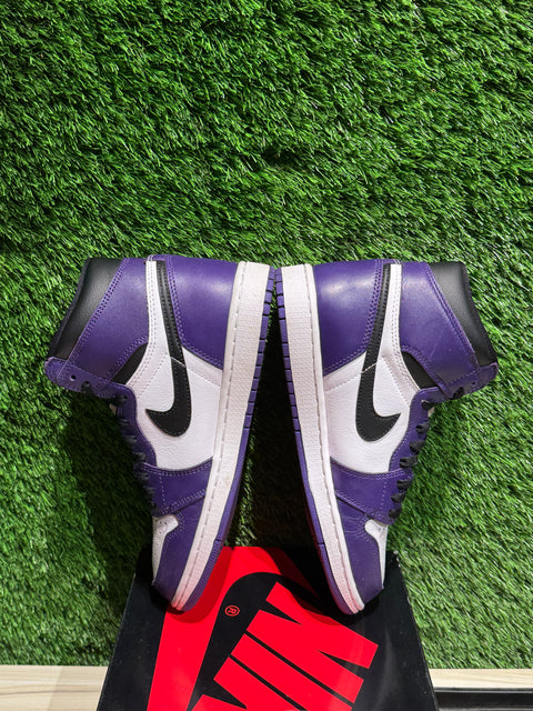 Jordan 1 Retro High Court Purple White