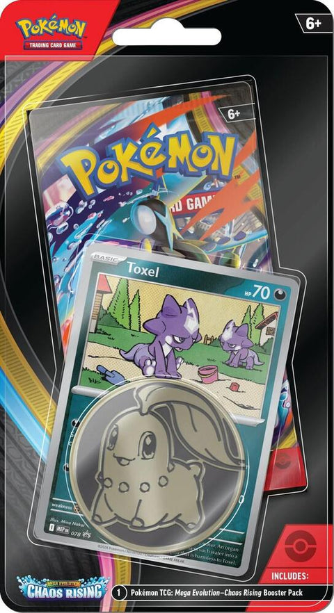 Pokémon Chaos Rising Single Pack Blister [Toxel] - ME04: Chaos Rising (CRI)