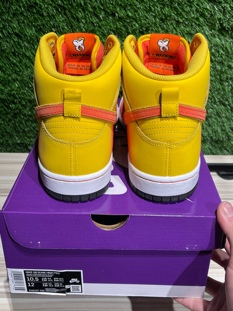 Nike SB Dunk High Sweet Tooth Candy Corn Sz 10.5