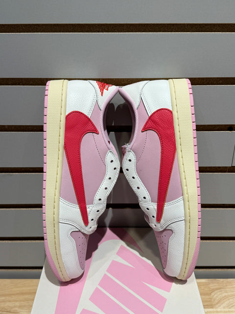 Jordan 1 Retro Low OG SP Travis Scott Sail Tropical Pink