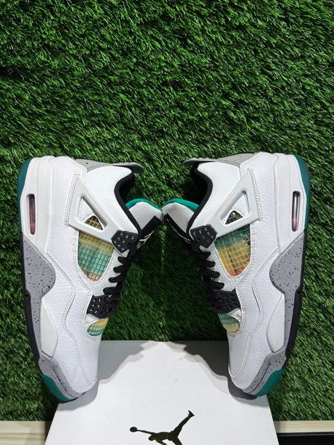 Jordan 4 Retro Lucid Green Rasta (Women's) Sz 6M