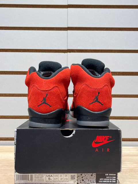 Jordan 5 Retro Raging Bull Red (2021) (GS) Sz 5Y