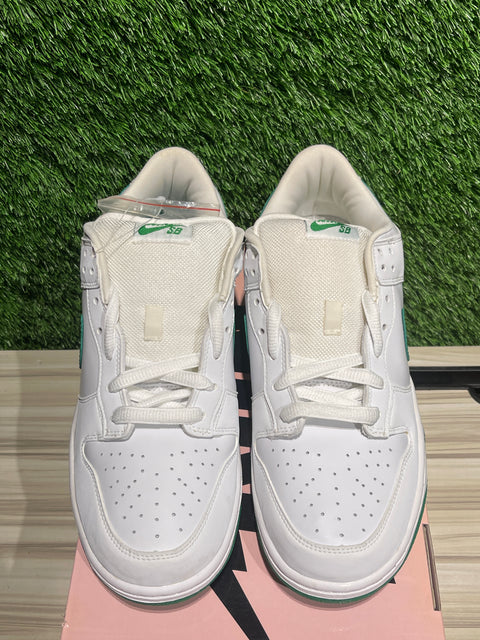 Nike Dunk Low Pro SB White Classic Green Sz 10.5M