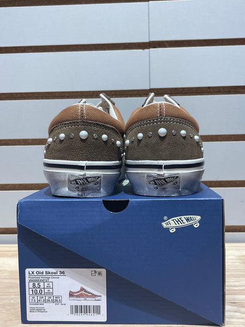 Vans LX Old Skool 36 Pearlized Pack Vintage Cocoa Brown Sz 8.5
