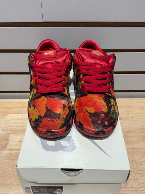 Nike SB Dunk Low The Wizard of Oz Poppy Field Sz 8