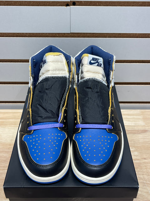 Jordan 1 Retro High OG SP Fragment x Union LA Sport Royal Sz 8.5