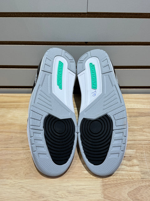 Jordan 3 Retro Green Glow Sz 12.5