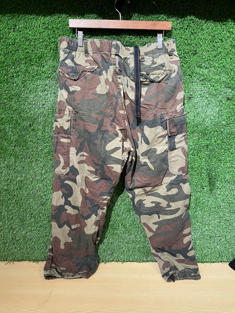 Camouflage Levi Adjustable Cargo Pants