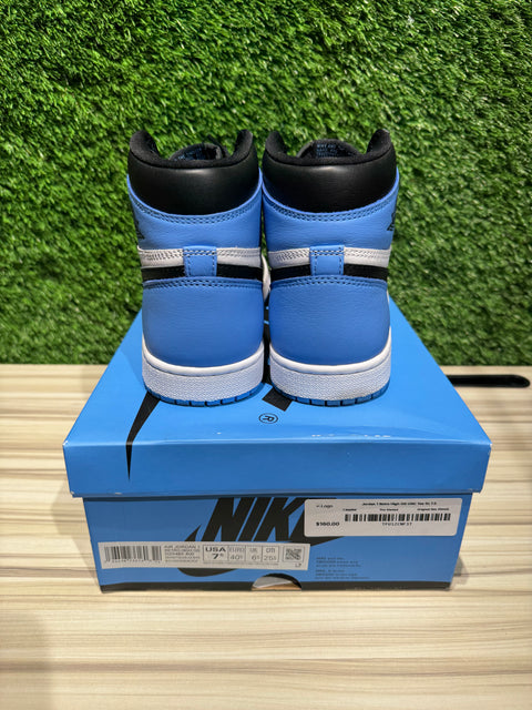Jordan 1 Retro High OG UNC Toe Sz 7.5