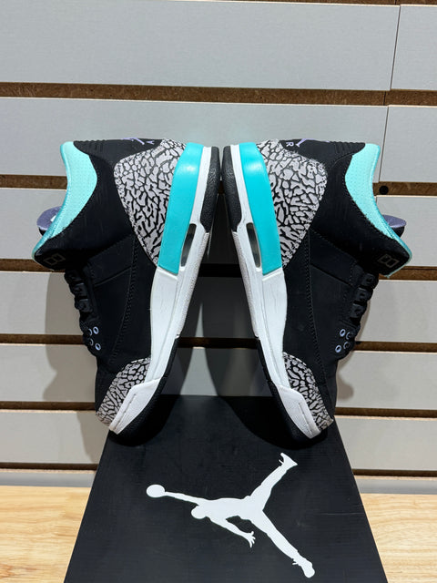 Jordan 3 Retro Bleached Turquoise Mint (GS) Sz 6Y