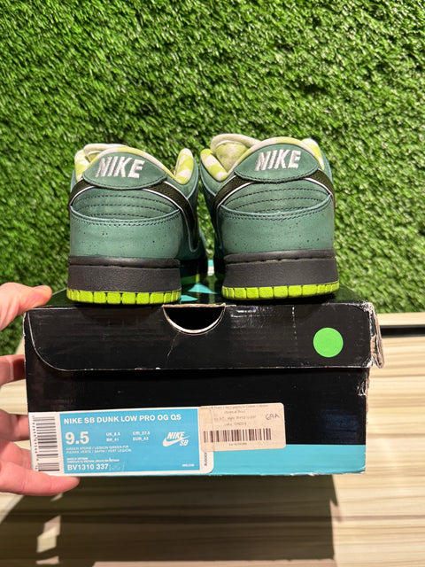 Nike SB Dunk Low Concepts Green Lobster Sz 9.5M.