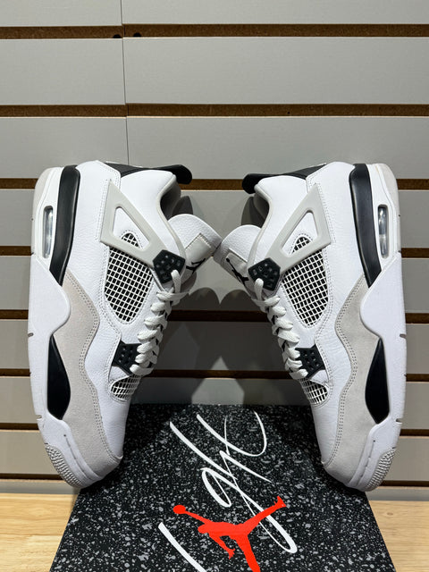 Jordan 4 Retro Military Black Sz 12