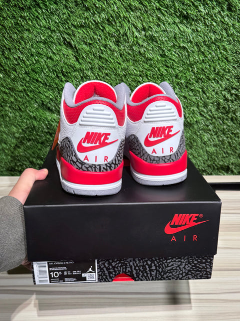 Jordan 3 Retro Fire Red (2022) Sz 10.5