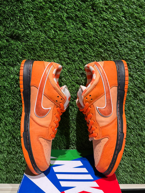 Nike SB Dunk Low Concepts Orange Lobster Sz 10
