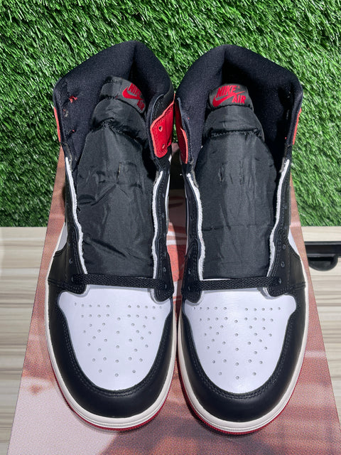 Jordan 1 Retro High OG Black Toe Reimagined Sz 12