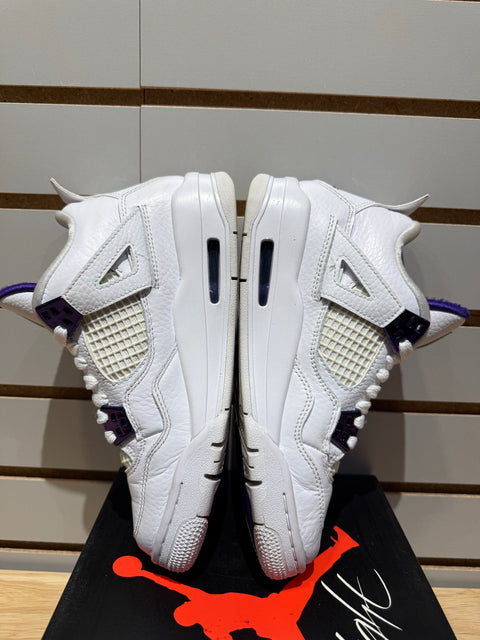 Jordan 4 Retro Metallic Purple (GS) Sz 5Y)