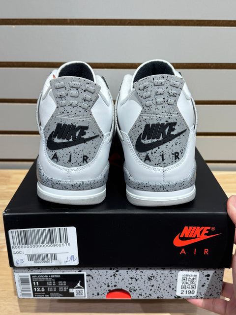 Jordan 4 Retro White Cement (2025) Sz 11