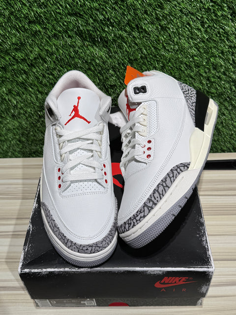 Jordan 3 Retro White Cement Reimagined Sz 9