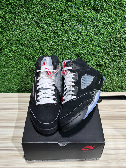 Jordan 5 Retro OG Black Metallic Reimagined Sz 8.5M