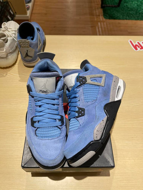 Jordan 4 Retro University Blue (GS) Sz 5Y/6.5W