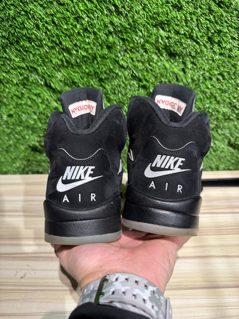 Jordan 5 Retro OG Black Metallic Reimagined Sz 9