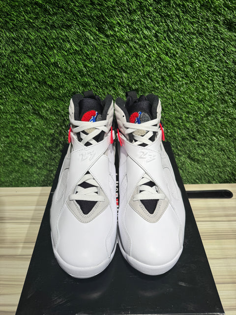 Jordan 8 Retro White True Red (2025) Sz 11M