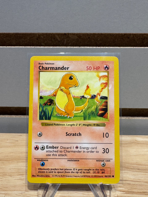 Pokémon Charmander - Base Set (Shadowless) (BSS)