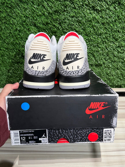 Jordan 3 Retro White Cement Reimagined Sz 12M