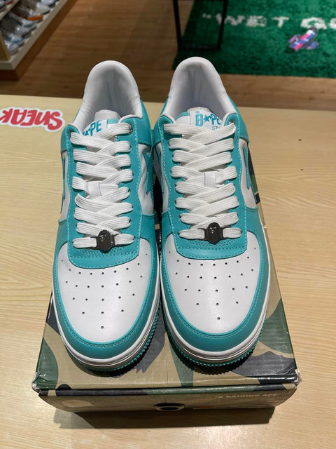 A Bathing Ape Bape Sta Teal Green Sz 13