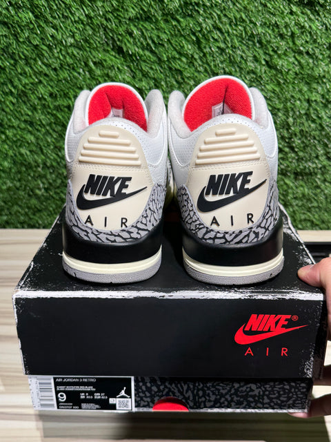 Jordan 3 Retro White Cement Reimagined Sz 9M
