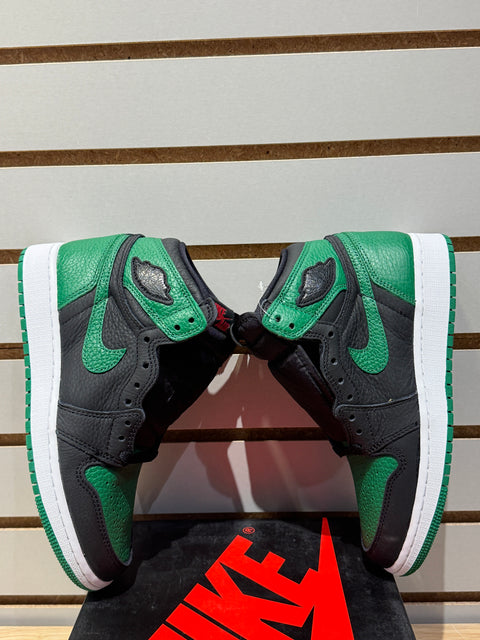 Jordan 1 Retro High Pine Green Black (GS) Sz 4.5Y