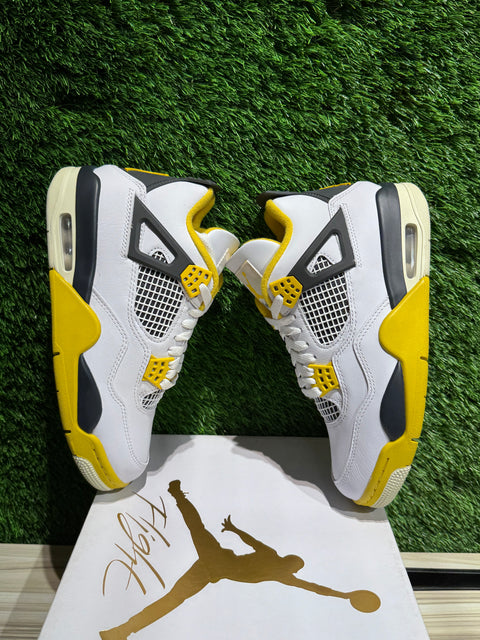 Jordan 4 Retro Vivid Sulfur (Women's) Sz 7W/5.5M
