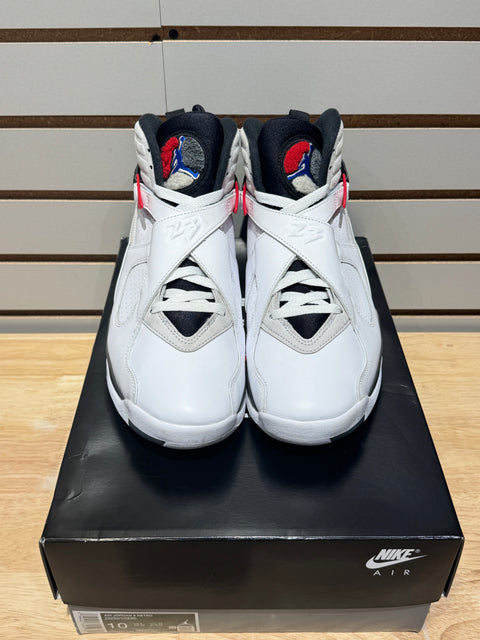Jordan 8 Retro White True Red (2025) Sz 10