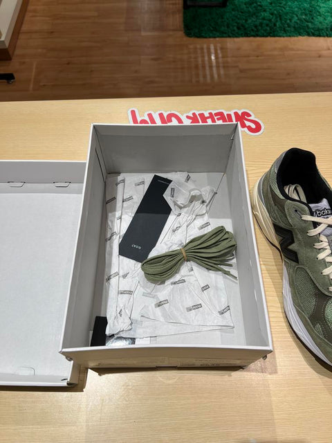 New Balance 990v3 MiUSA JJJJound Olive Sz 13