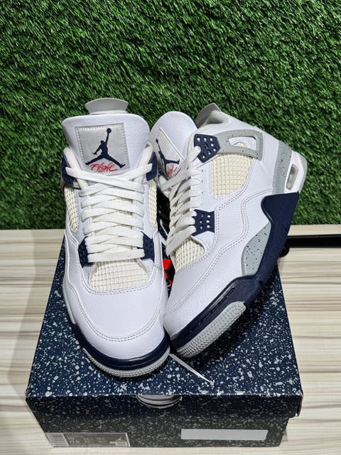 Jordan 4 Retro Midnight Navy Sz 10
