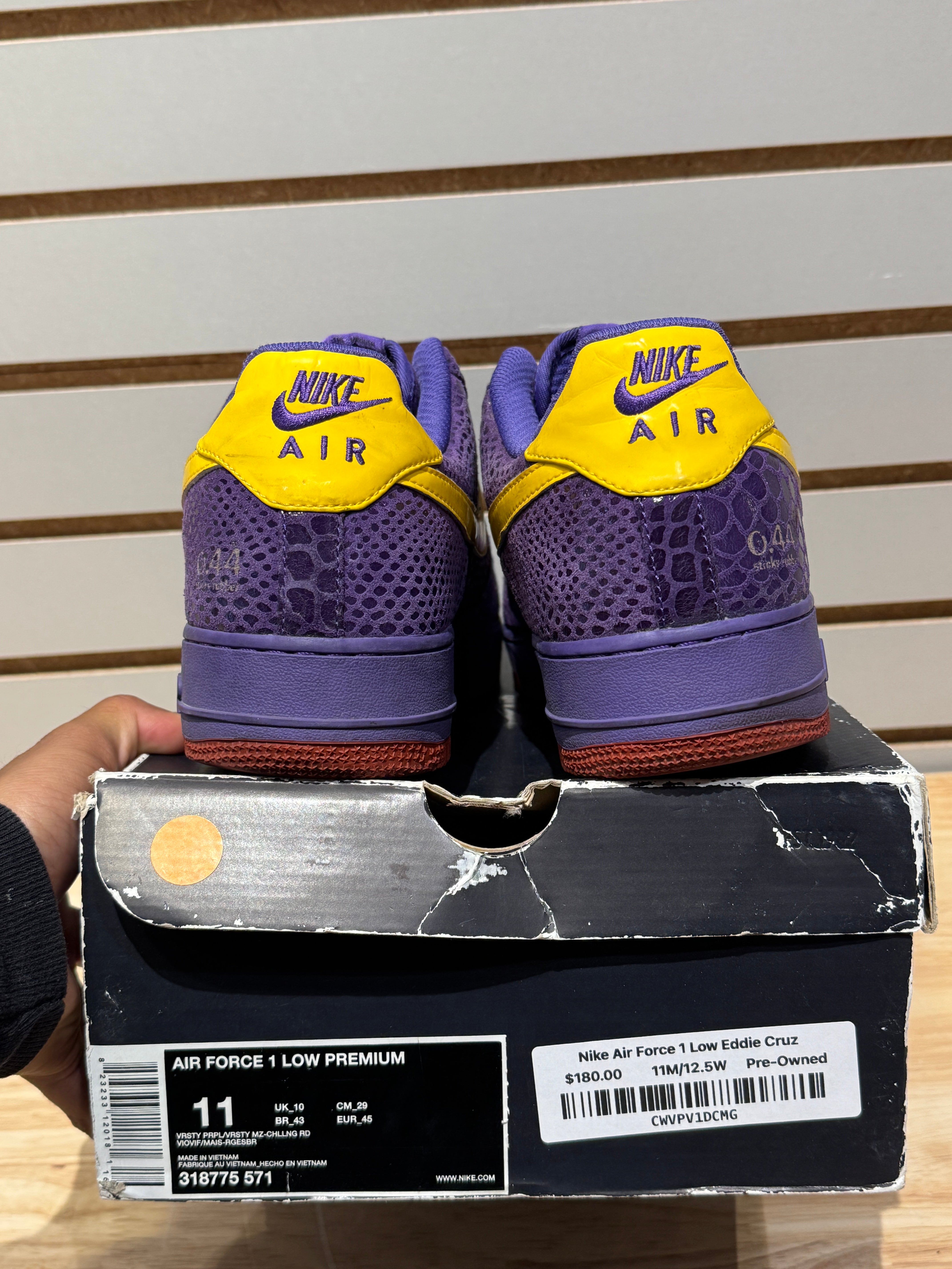 Nike Air Force 1 Low Eddie Cruz Sz 11 – Sneak City