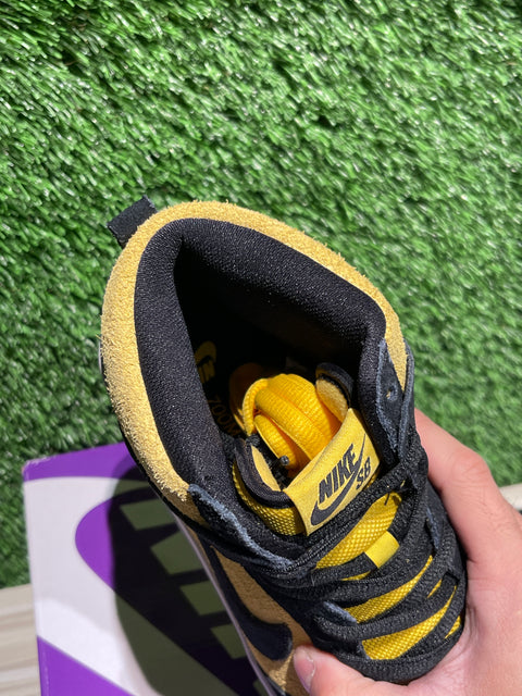 Nike SB Dunk High Pro Reverse Goldenrod Sz 12