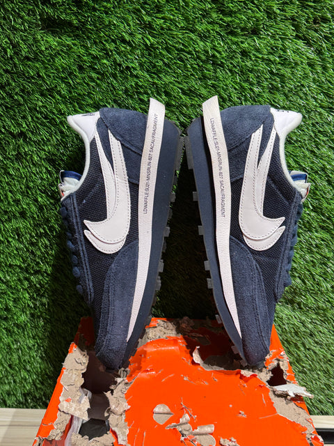 Nike LD Waffle SF sacai Fragment Blue Void Sz 7.5M