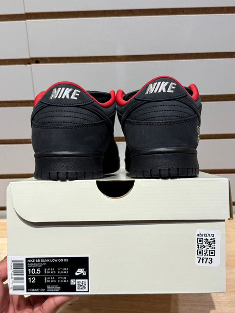 Nike SB Dunk Low Supreme 94 Black Sz 10.5
