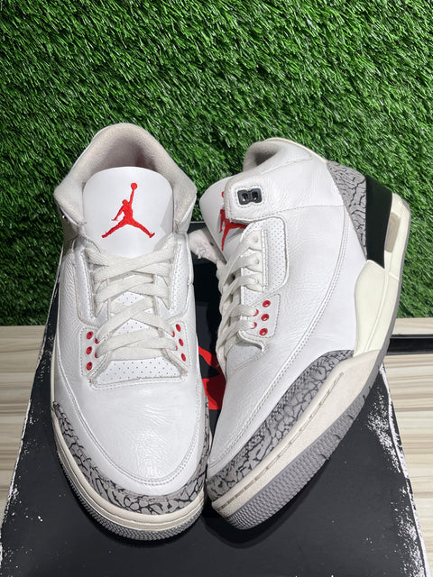 Jordan 3 Retro White Cement Reimagined Sz 12M