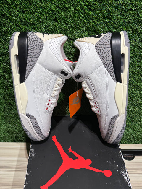 Jordan 3 Retro White Cement Reimagined Sz 9.5M