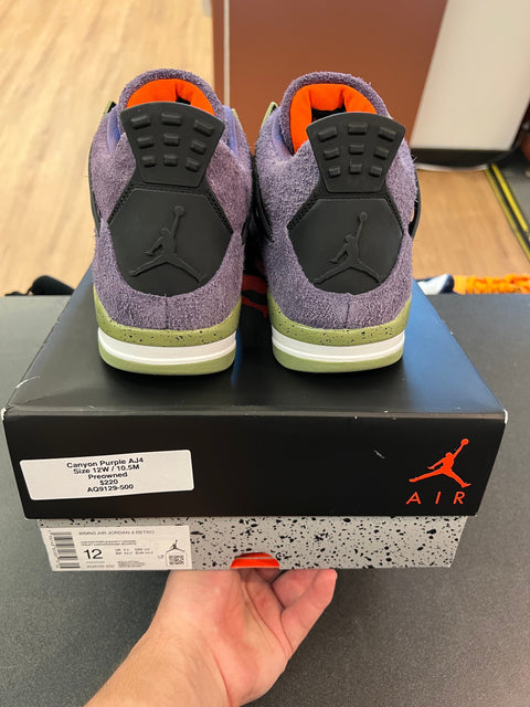 Jordan 4 Retro Canyon Purple (W)