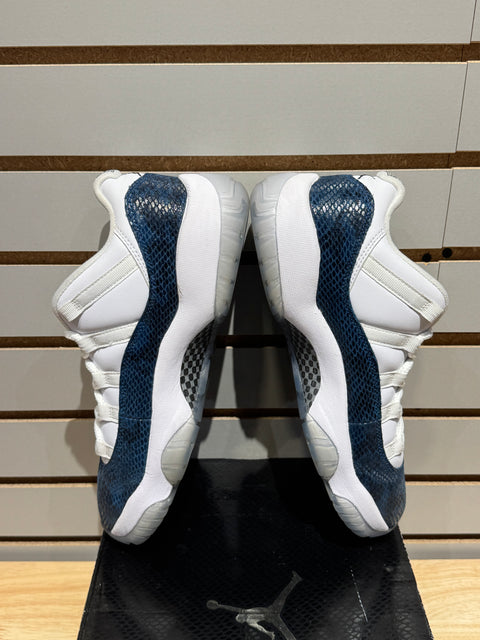 Jordan 11 Retro Low Snake Navy (2019) Sz 9