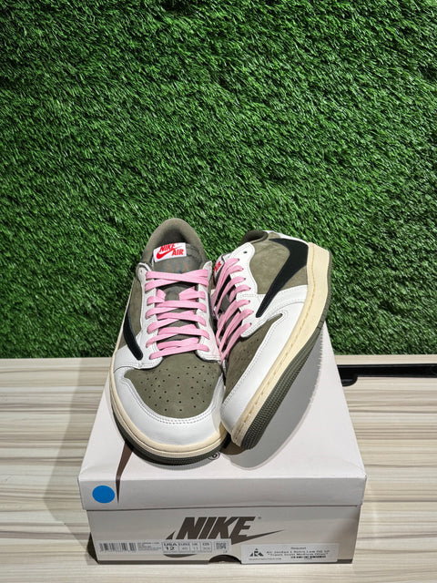 Jordan 1 Retro Low OG SP Travis Scott Medium Olive Sz 12