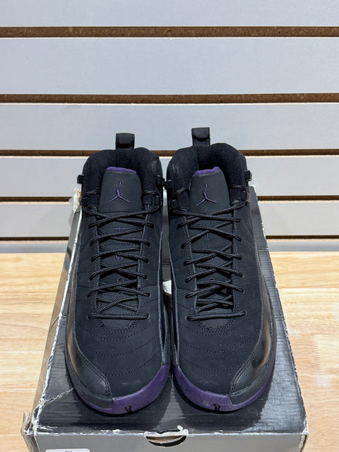 Jordan 12 Retro Black/Grand Purple/Aquamarine Sz 6.5Y